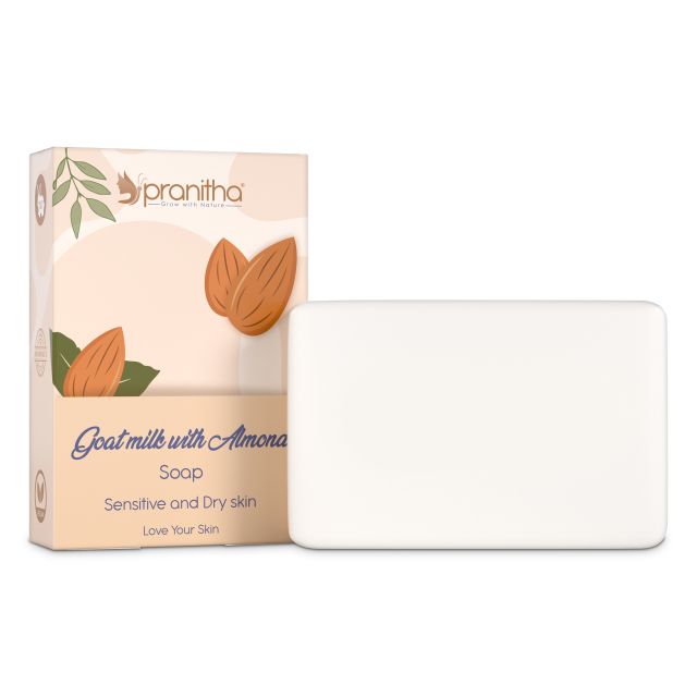 Goat Milk With Almond Cold Process Soap 100gm